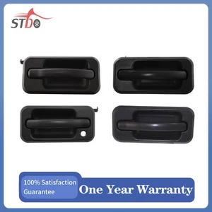 4PCS Exterior Door Handle Set For 2003-2009 Hummer H2 Front and Rear Black - Picture 1 of 12