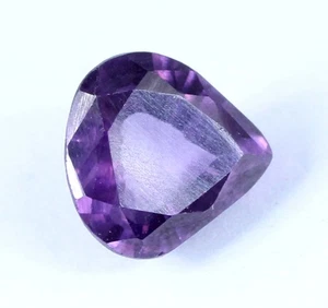 Kambodschanischer lila Zirkon 8,70 ct natürliche Birne loser Edelstein zertifiziert T11792 - Bild 1 von 7