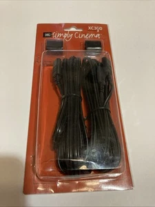 Dos conectores y cables de altavoz de extensión de 10 pies JBL XC300 genuinos de colección para ESC300 - Imagen 1 de 3
