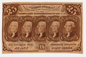 First Issue 25c Fractional Currency FR# 1281 - Picture 1 of 2