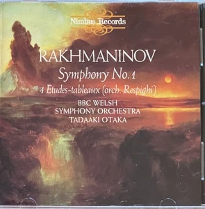 Rachmaninov—Symphony 1, 4 Etudes-tableaux (Otaka, BBC Welsh SO). CD - Picture 1 of 2