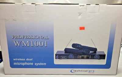 SISTEMA DE MICRÓFONO DUAL PROFESIONAL TÉCNICO PRO, WM 1001 (C1) Foto 1 de 4