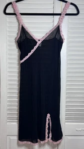 Vintage Y2K Cosabella transparentes Netz Negligee Nachthemd Schlupfkleid L Fee Coquette Coquette - Bild 1 von 13