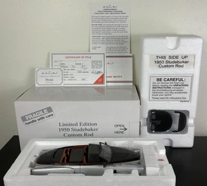 Danbury Mint Limited Edition 1950 Studebaker Custom Rod 1:24 Diecast - NEW - Picture 1 of 10