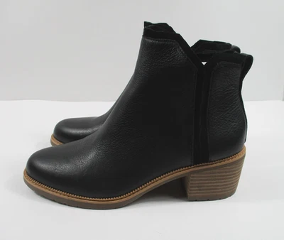 -NUEVAS Botas para Mujer Toms Hailey Resistentes al Agua Cuero Negro Talla 10 Foto 1 de 4