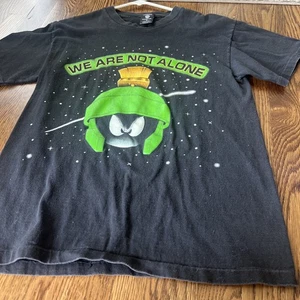 Vintage 90’s Marvin The Martian T-Shirt Looney Tunes Warner Bros M Single Stitch - Picture 1 of 7