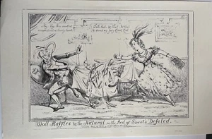 Moll Raffles Sweets Defiled Karikatur Kunstdruck 11x17 Radierung Nachschlag lustig 13 - Bild 1 von 4