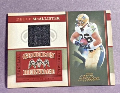 2006 Playoff Prestige DEUCE McALLISTER Gridiron Heritage Card #GH14 Saints - Image 1 of 2