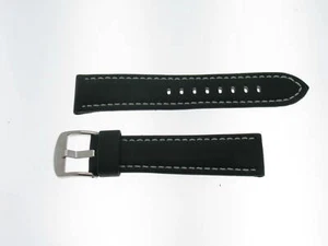 Officine del Tempo cinturino nero 22/20mm originale new Lorica strap black - Foto 1 di 1