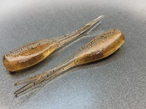 (20) - 2" Slab Crusher "Golden Mayfly" Crappie Jig GRUBS BAIT PANFISH BABY SHAD - Picture 1 of 2