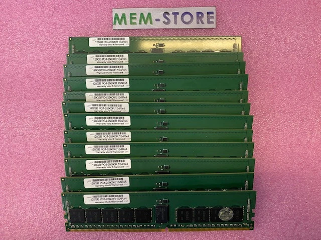 1.5TB 12*128GB kit 2933MHz DDR4 ECC RDIMM Memory for Apple MacPro 2019 28-core - Image 1 of 1