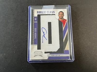 2011 Panini Threads Rookie Class /300 Tandon Doss #291 Jersey Rookie Auto RC - Image 1 of 4