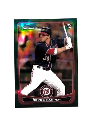 BRYCE HARPER 2012 REFRATOR BOWMAN VERDE CROMADO #214  - Imagem 1 de 2
