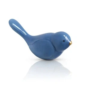 NORA FLEMING BLUEBIRD of HAPPINESS MINI A08 - Picture 1 of 2