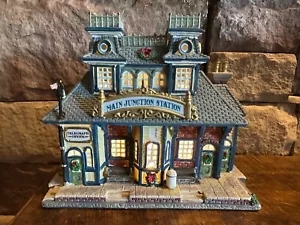 Carole Towne Main Junction Station Lighted Christmas Village Missing Pieces READ - Picture 1 of 12