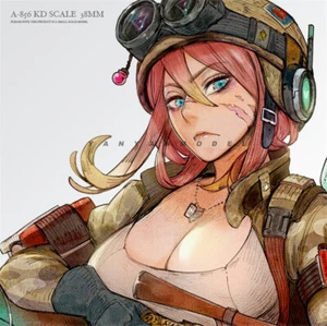 38mm Beauty Soldier Goddess series A-856 GK Unassembled Unpainted DIY Model Kit - Picture 1 of 4