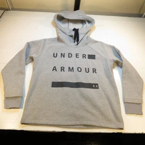 UNDER ARMOUR PULLOVER HOODIE HOODED SWEATSHIRT Sz Mens S Gray  - Picture 1 of 3