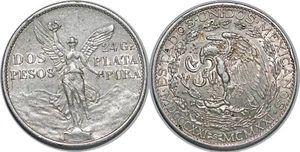 MEXIQUE  2 PESOS 1921 KM#462 - Imagen 1 de 1