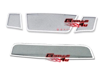 Customized For 08-11 Nissan Armada Stainless Mesh Premium Grille Combo - Image 1 of 2