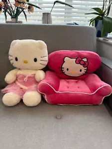 Excellent Condition Build A Bear Hello Kitty Plush Sofa / Chair & Soft Toy * - Picture 1 of 8