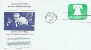 NELSON ROCKERFELLER ASSUMED VICE PRESIDENCY 1974 - Picture 1 of 1