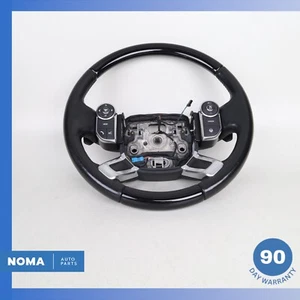13-22 Land Rover Range Rover L405 Leather Steering Wheel Black w/ Switches OEM - Picture 1 of 20