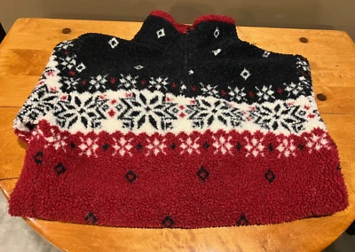 PULÔVER/SUÉTER DE LÃ FLOCO DE NEVE GOLA ALTA COM ZÍPER MASCULINO 3/4 - TAMANHO 7/8 - BOM! - Imagem 1 de 4