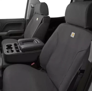 NEW OE GM Carhartt Front Split Bench Seat Cover Gravel 84416766 Chevrolet GMC 19 - Picture 1 of 8