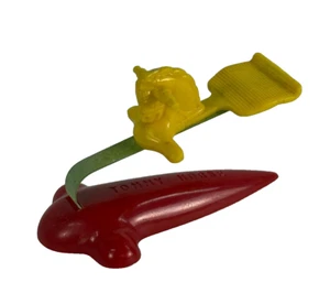 Vintage Acme Dollhouse Tommy Horse Giocattolo Rimbalzo Rosso Giallo Rimbalzo Primaverile - Foto 1 di 7