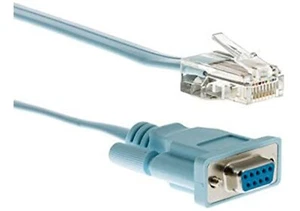 882658213243 Cisco RJ-45 to DB9F Console Cable, 6 Feet, Compatible with 600, 800 - Picture 1 of 4