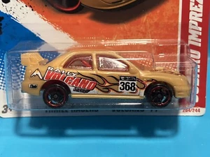 Hot Wheels SUBARU IMPREZA Gold Volcano w Red Line Wheels Carded VHTF - Picture 1 of 7