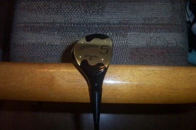 BRAND NEW  Vintage Spalding Executive Graphite head # 5 wood steel stiff mens RH - Image 1 of 4