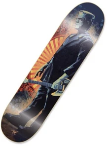 Lowbrow Frankie Was A Rocker Frankenstein Maple 8.75 Skate Deck Artist Mike Bell - Picture 1 of 5