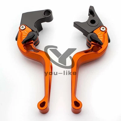 Palancas de embrague de freno romboidales de inclinación 3D cortas para Yamaha YZF R125 2014-2020 2019 Foto 1 de 4