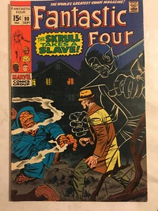 Fantastic Four # 90, 1969, Marvel Comic, Skrull takes a slave - Picture 1 of 9