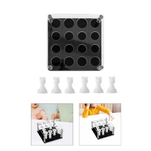 Multipurpose Chess Silicone Molds Stand Acrylic Rack for Game Pieces - Afbeelding 1 van 10
