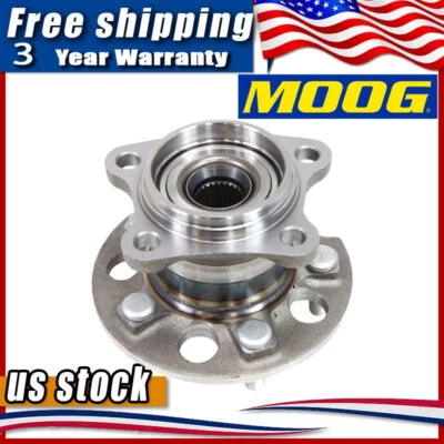 Moog-512284 Rolamento de roda traseira e conjunto de cubo para 2009-2016 Lexus RX400h - Imagem 1 de 4