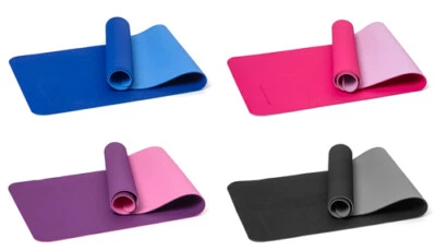 TEAMSPORTBEDARF.DE Yogamatte TPE Fitnessmatte Gymnastikmatte Pilates Sportmatte Bodenmatte