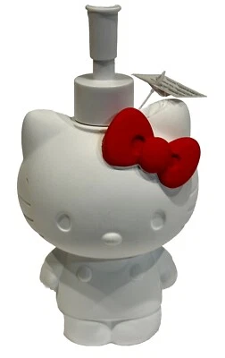 Hello Kitty Soap/Lotion Dispenser Pump White Red Bow Bathroom Kitchen Decor - Image 1 of 2