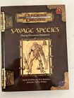 Savage Species 3.5 Dungeons and Dragons 