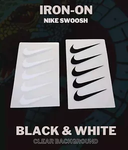 3 Zoll Nike Swoosh Aufbügeln Transfers: Set 🙂 - Bild 1 von 2