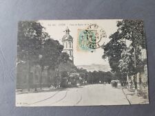 CPA / Carte postale ancienne - LYON Place et église de la charité (69)