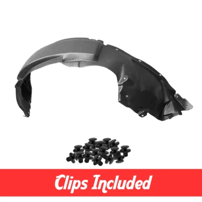 Driver Side Fender Liner w/ Clips For 2008-2012 Ford Escape Mariner FO1248126 - Image 1 of 3