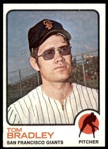1973 Topps Thomas Bradley San Francisco Giants #336