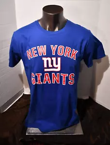 Fanatics Blue New York Giants NFL Crew Neck T Shirt Mens Size L NWOT - Picture 1 of 4
