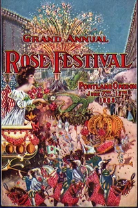 Oregon Portland ODER Rose Festival Postkarte  - Bild 1 von 3