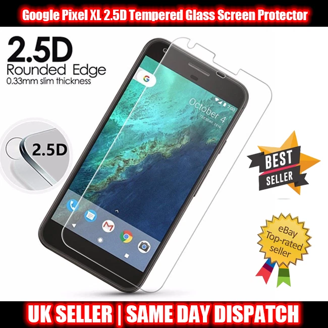 Google Pixel XL 2.5D Tempered Glass Screen Protector Protective and Durable - Image 1 of 4
