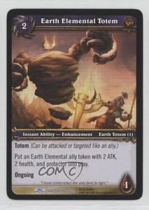 2010 World of Warcraft TCG: Archives Reprint Foil Earth Elemental Totem #92 b7o - Picture 1 of 3