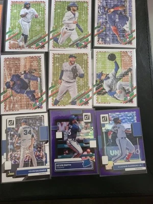 Baseball 84 Card Lot, Toronto Blue Jays (Guerrero Jr., Bichette) - Image 1 of 4