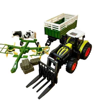 Korody 3601 Trattore Radiocomandato con Forche Fieno e Rastrello Scala 1:24 - Immagine 1 di 4